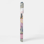 Custom Elegant Watercolor Cherry Blossom Sakura iPhone Hülle (Rechte Seite)