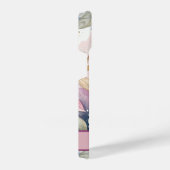 Custom Elegant Watercolor Cherry Blossom Sakura iPhone Hülle (Rechte Seite)