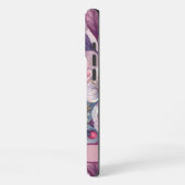 Custom Elegant Watercolor Cherry Blossom Sakura iPhone Hülle (Linke Seite)