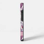 Custom Elegant Watercolor Cherry Blossom Sakura iPhone Hülle (Linke Seite)