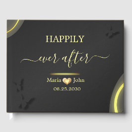 Custom Elegant Wedding Guest Book Gästebuch