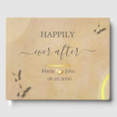 Custom Elegant Wedding Guest Book Gästebuch (Vorderseite)