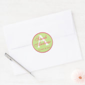Custom Elegant Wedding Stickers (Umschlag)