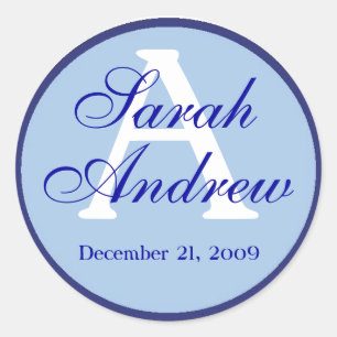 Custom Elegant Wedding Stickers 3