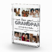 Custom Elegant Wir Liebe Sie GRANDPA Foto Collage (Rechts)