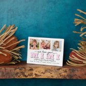 Custom Elegant Wir Liebe Sie Mimi Foto Collage Fotoplatte (Seite)