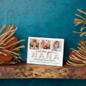 Custom Elegant Wir Liebe Sie Nana Foto Collage Fotoplatte (Seite)