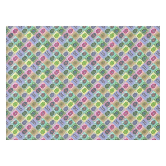 Custom Elegante Abstraktes Ei Tischdecke (Vorderseite (Horizontal))