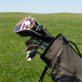 Custom Elegante American Flag Golf Design Golf Hea Headcover (In SItu)