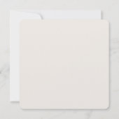 Custom Elegante Botanische Kranzverheiratung Viele Dankeskarte (Rückseite)