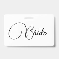 Custom Elegante Calligraphy Bride Bachelorette