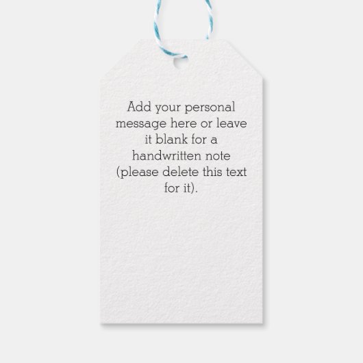 Custom elegante Couple Mr. / Mrs. Wedding Initials Geschenkanhänger (Rückseite)