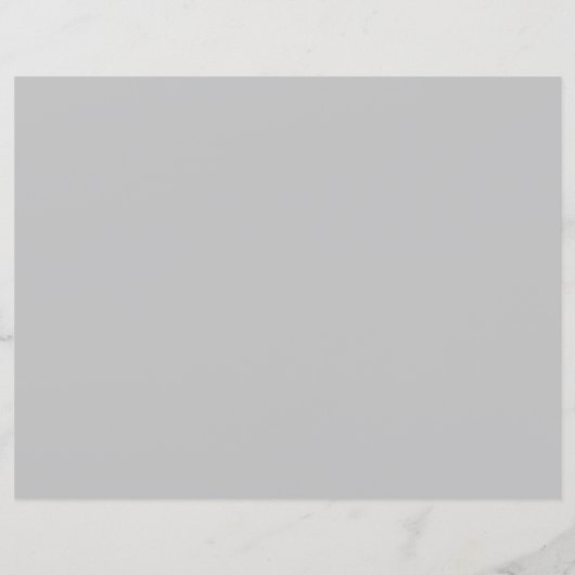 Custom Elegante Gray Business Stationery (Rückseite)