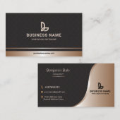 Custom Elegante Moderner Beruflicher Berater Visitenkarte (Vorne/Hinten)