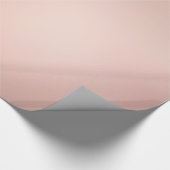 Custom Elegante Rose Gold Extra Grosses Glossy Ges Geschenkpapier (Ecke)