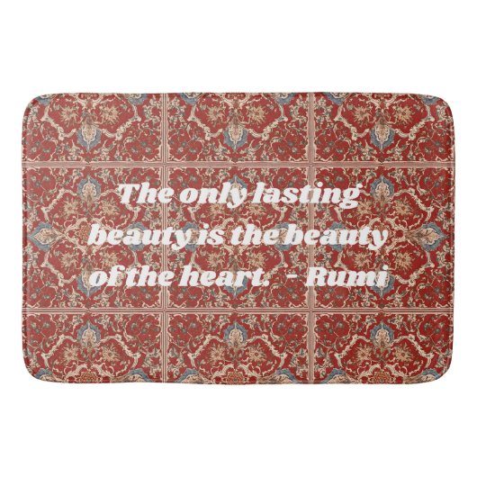 Custom Elegante Tile Muster iranische Geschenke fü Badematte (Vorderseite)