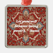 Custom Elegante Tile Muster iranische Geschenke fü Ornament Aus Metall (Vorne)