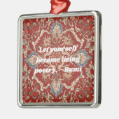 Custom Elegante Tile Muster iranische Geschenke fü Ornament Aus Metall (Links)