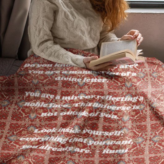 Custom Elegante Tile Muster iranische Geschenke fü Sherpadecke