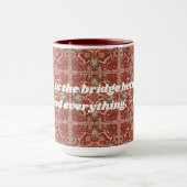 Custom Elegante Tile Muster iranische Geschenke fü Tasse (Zentrum)