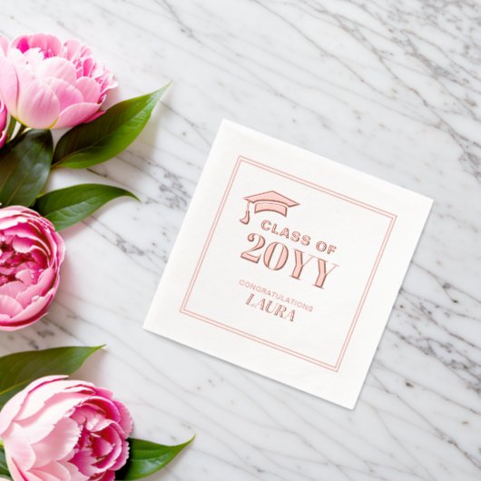 Custom Eleganter Abschluss Foil Stamps Servietten Mit Folie (Insitu (Hochzeit))