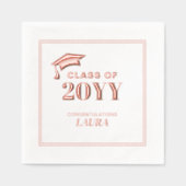 Custom Eleganter Abschluss Foil Stamps Servietten Mit Folie (Vorderseite)