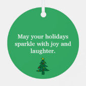 Custom Elephant Weihnachtsschmuck (Rückseite)