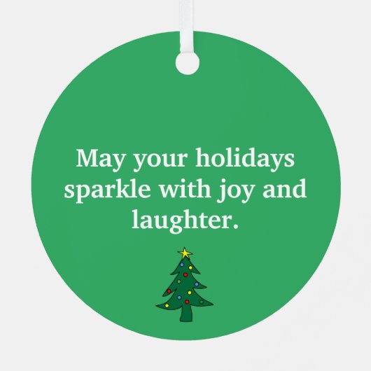 Custom Elephant Weihnachtsschmuck (Rückseite)