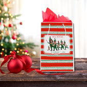 Custom Elf Ihre Familie von sechs, einschließlich Mittlere Geschenktüte