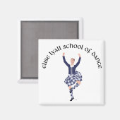 CUSTOM Elise Lyall School of Dance Magnet (Vorderseite/Rückseite)