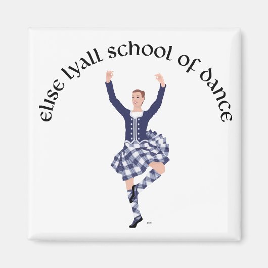 CUSTOM Elise Lyall School of Dance Magnet (Vorne)