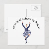 CUSTOM Elise Lyall School of Dance Postkarte (Vorne/Hinten)