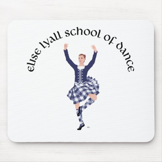 CUSTOM Elise Lyall Tanzschule Mousepad (Vorne)