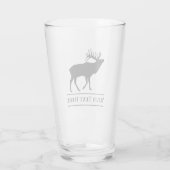 Custom Elk Jagd Bier Glass Tumblr Glas (Rückseite)