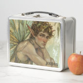 Custom Emerald Forest Guardian Elf  Metall Brotdose (Beispiel)