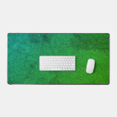 Custom Emerald Gradient Desk Mat - Sleek & Fresh Schreibtischunterlage (Tastatur & Maus)