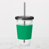 Custom Emerald Green Acrylic Tumbler mit Stroh Acryltrinkbecher (Rechts)