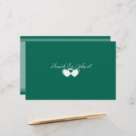 Custom Emerald Green Briefpapier