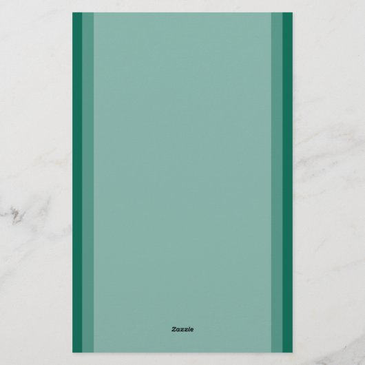 Custom Emerald Green Briefpapier (Rückseite)