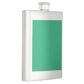 Custom Emerald Green Classic Flask Flachmann (Rechts)