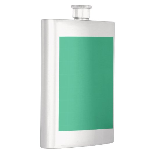 Custom Emerald Green Classic Flask Flachmann (Rechts)
