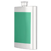 Custom Emerald Green Classic Flask Flachmann (Links)
