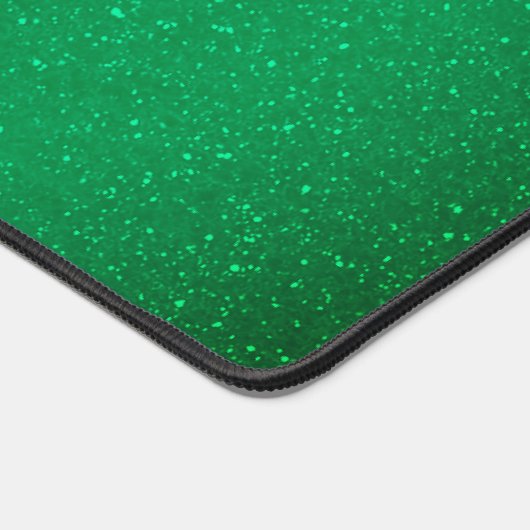Custom Emerald Green Desk Mat - Sleek & Modern Schreibtischunterlage (Ecke)