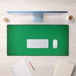 Custom Emerald Green Desk Mat - Sleek & Modern Schreibtischunterlage