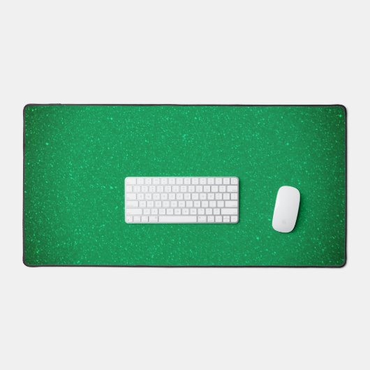 Custom Emerald Green Desk Mat - Sleek & Modern Schreibtischunterlage (Tastatur & Maus)