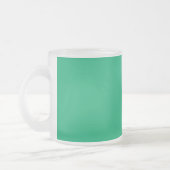 Custom Emerald Green Mattierte Tasse (Links)