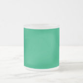 Custom Emerald Green Mattierte Tasse (Mittel)