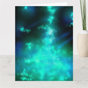 Custom Emerald Green Night Sky Karte