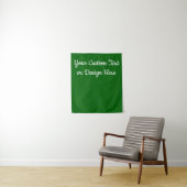 Custom Emerald Green Personalisiert Brautparty Wandteppich (Beispiel)