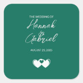 Custom Emerald Green Stickers (Vorderseite)